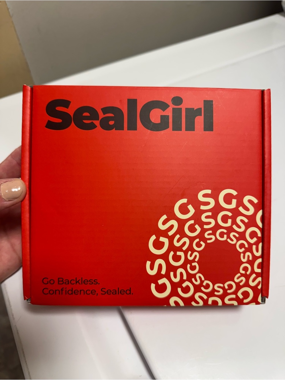 SealGirl Go Backless Adhesive Bra Size C Cup